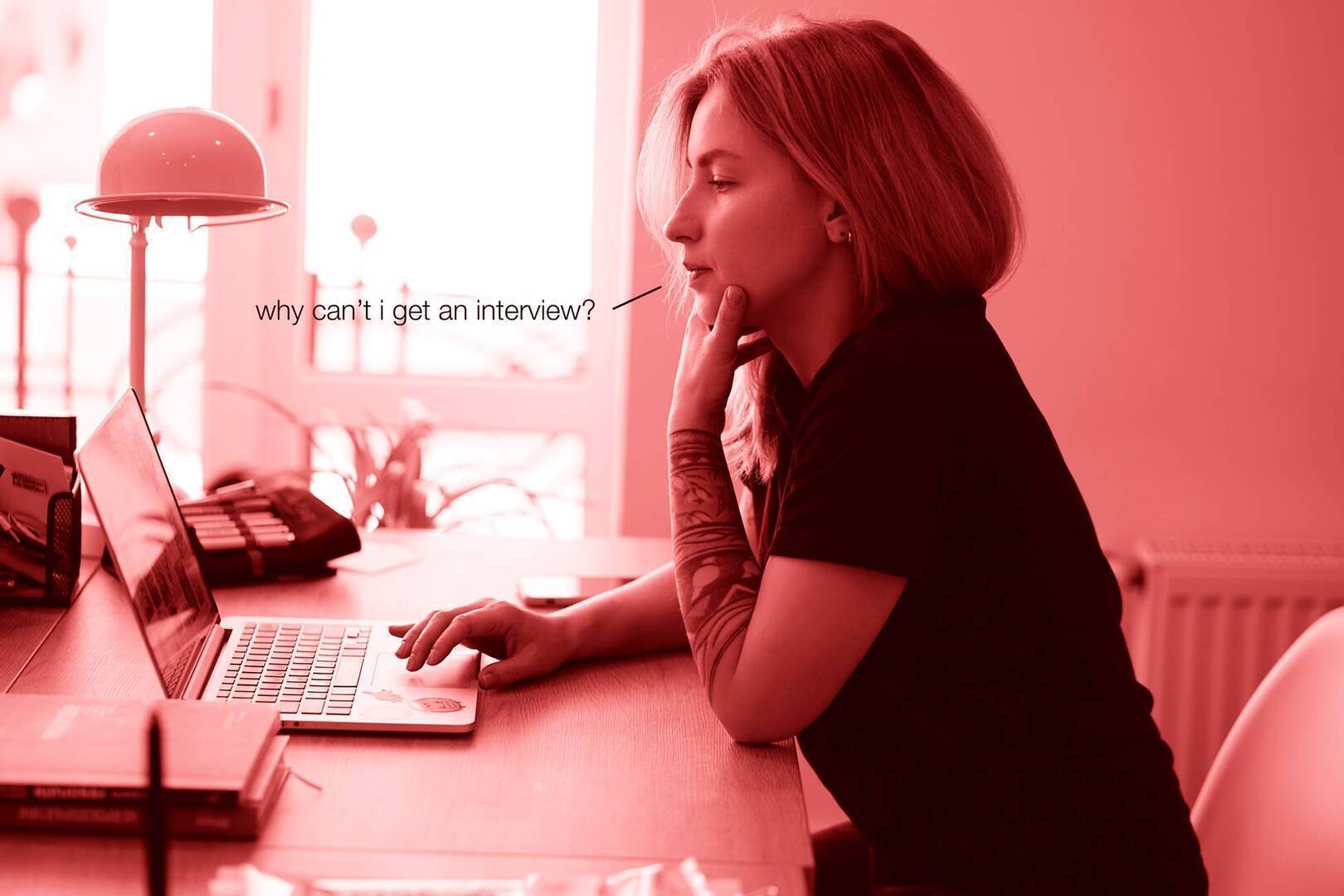 woman at laptop